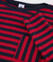 Gestreiftes Damen-T-Shirt blau SMOKING/rot TERKUIT