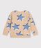 Kinder-Sweatshirt aus Baumwolle mit Sternmotiv vielfarbig/blau/vielfarbig