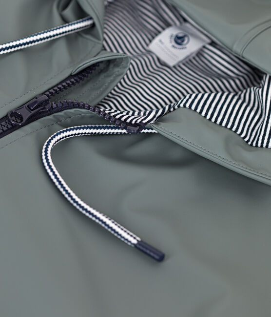 Damen-Regenjacke mit Kapuze grün THUYA