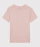 Klassisches Damen-T-Shirt aus Baumwolle mit Rundhalsausschnitt rosa GLOVE