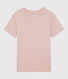 Klassisches Damen-T-Shirt aus Baumwolle mit Rundhalsausschnitt