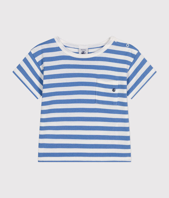 Kurzärmeliges Baby-T-Shirt aus Jersey GAULOISE/ MARSHMALLOW