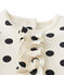 Robe bébé fille à pois beige COQUILLE/grau CAPECOD