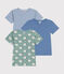 3er-Set kurzärmelige Kinder-T-Shirts aus Baumwolle mit Schafmotiv variante 1