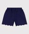 Kinder-Shorts aus einfarbiger Baumwolle blau SOIR