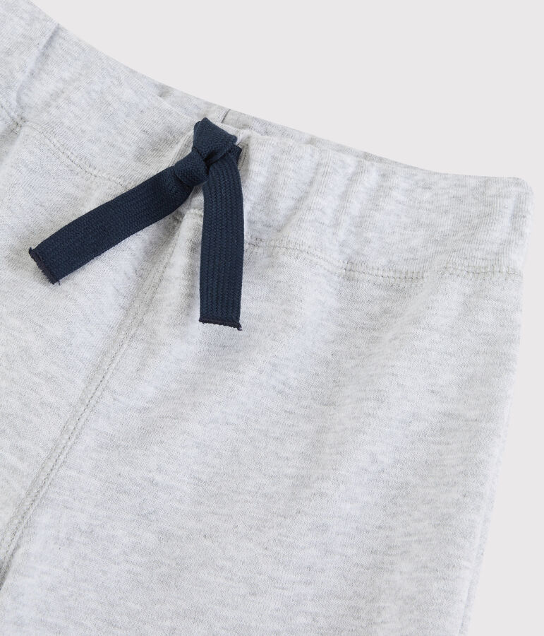 Kinder-Bermuda aus Jersey f&uuml;r Jungen grau POUSSIERE CHINE