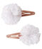 Baby-haarspangen mädchen weiss MARSHMALLOW/weiss MULTICO