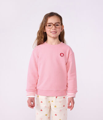 Kinder-Sweatshirt aus einfarbiger Baumwolle