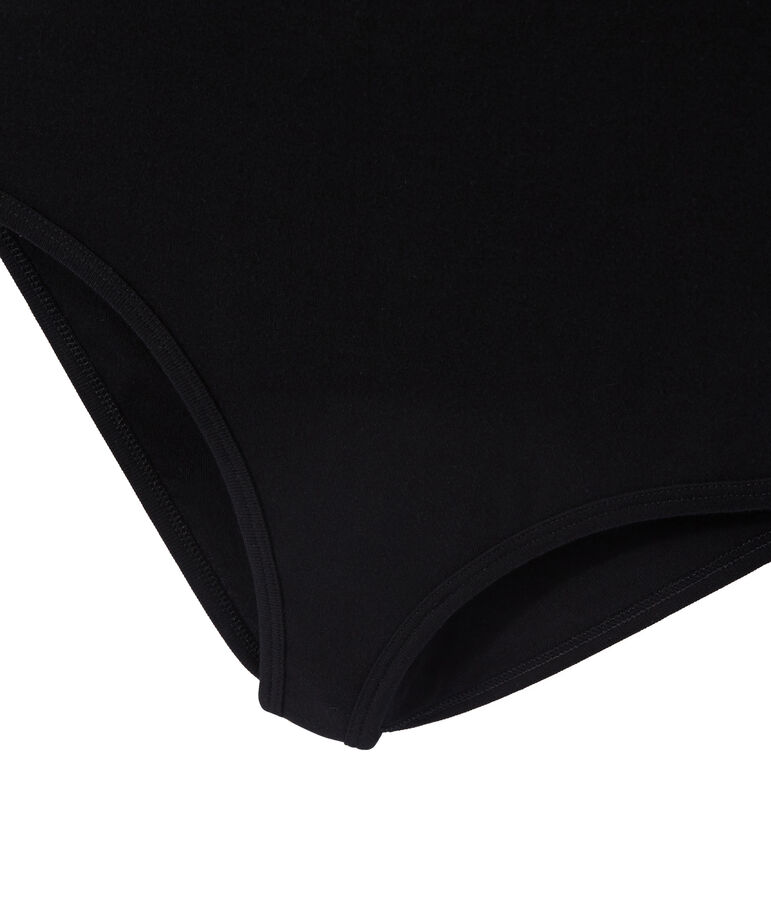 Damen-Body &bdquo;BODYCONIQUE&ldquo; aus Baumwolle schwarz NOIR