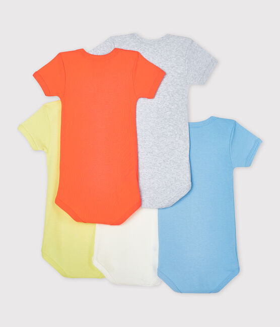 5er-Set kurzärmelige Baby-Bodys für Jungen variante 1