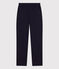 Damen-Hose aus Baumwolle und Elastan blau SMOKING