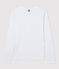 Eng anliegendes T-Shirt mit Rundhalsausschnitt aus Baumwolle für Damen weiss ECUME