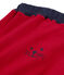 Einfarbige Strick-Babyhose Jungen rot