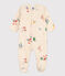 Baby-Strampler Paris aus Molton weiss AVALANCHE/ MULTICO