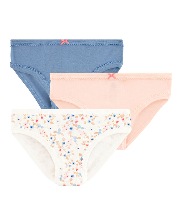 3er-Set Unterhosen f&uuml;r kleine M&auml;dchen vielfarbig