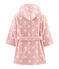 Frottee-Bademantel für kleine Mädchen rosa CHARME/weiss MARSHMALLOW