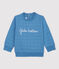 Gestepptes Baby-Sweatshirt aus Bio-Material. blau POLOCHON