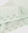 Rutschfeste Babysocken aus Baumwolle grün HERBIER/ MARSHMALLOW
