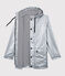 Silberfarbene Damen-Regenjacke grau ARGENT