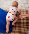 3er-Set kurzärmelige Baby-Wickelbodys aus Baumwolle mit Herzmotiv variante 1