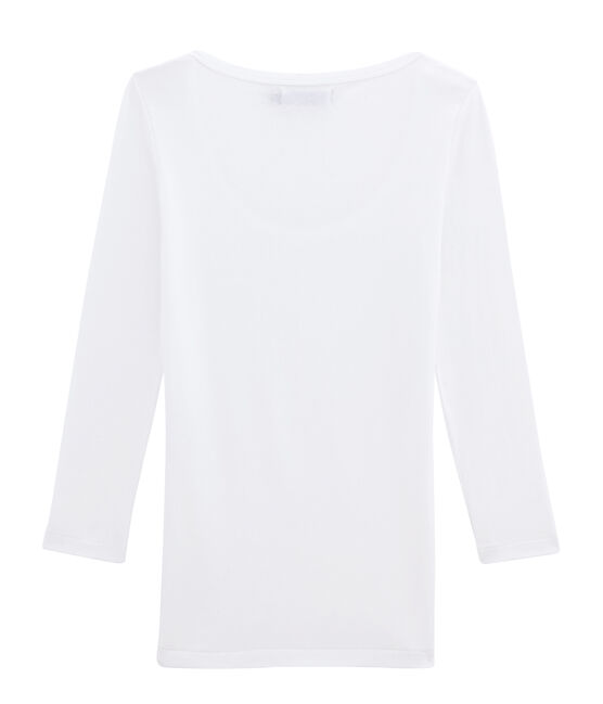 T-shirt 3/4-ärmel damen weiss ECUME