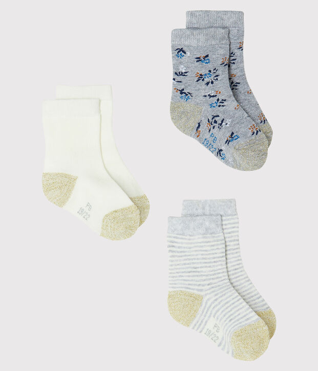 3er-Set Babystr&uuml;mpfe M&auml;dchen BELUGA CHINE