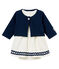 Baby-bodykleid und cardigen mädchen variante 1