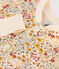 Baby-Cardigan aus gestepptem Doppeljersey weiss AVALANCHE/ MULTICO