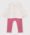Baby-Set aus Baumwolle mit Blumenmuster vielfarbig