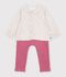 Baby-Set aus Baumwolle mit Blumenmuster vielfarbig