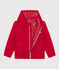 Kinder-Windjacke aus recycltem Material rot PEPS