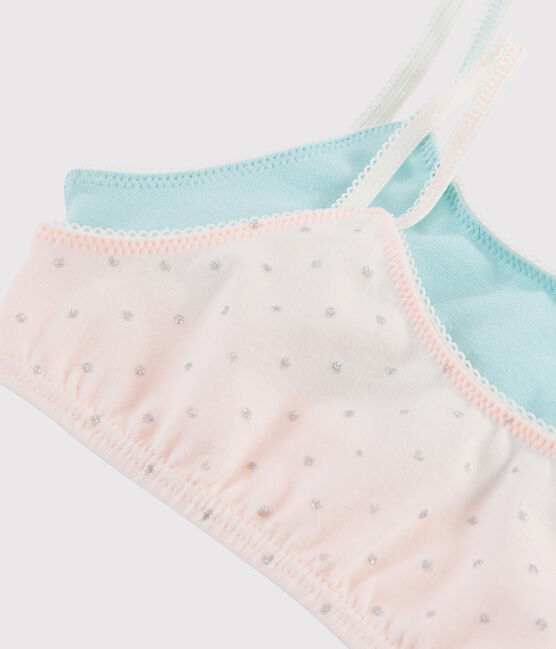 Set mit 2 paillettenbesetzten Bustiers für kleine Mädchen variante 1