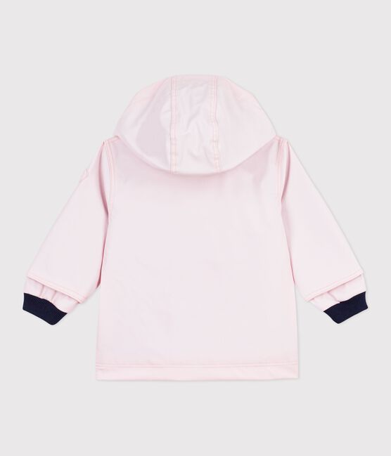 Ikonische Baby-Regenjacke rosa BARELY