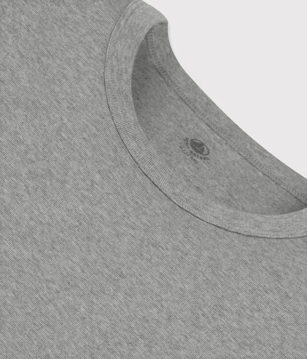 Kurz&auml;rmliges T-Shirt grau