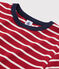 Damen-T-Shirt mit Rundhalsausschnitt rot TERKUIT/weiss MARSHMALLOW
