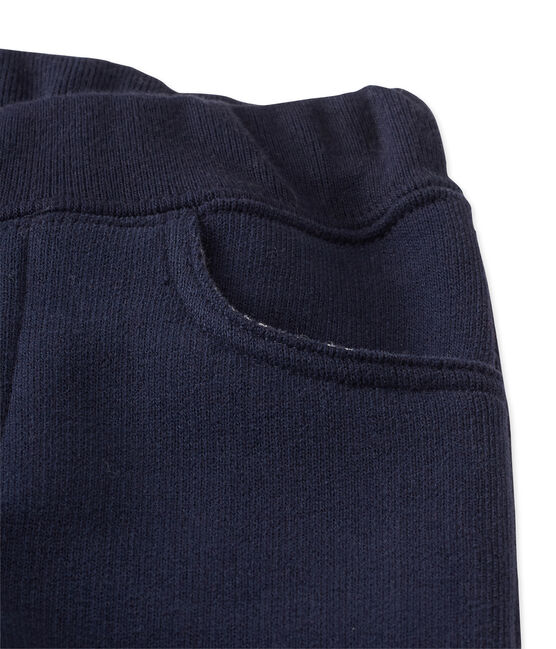 Baby-Jungen-Hose aus Molton blau SMOKING