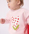 Baby-Sweatshirt aus Baumwolle mit Muster BARELY