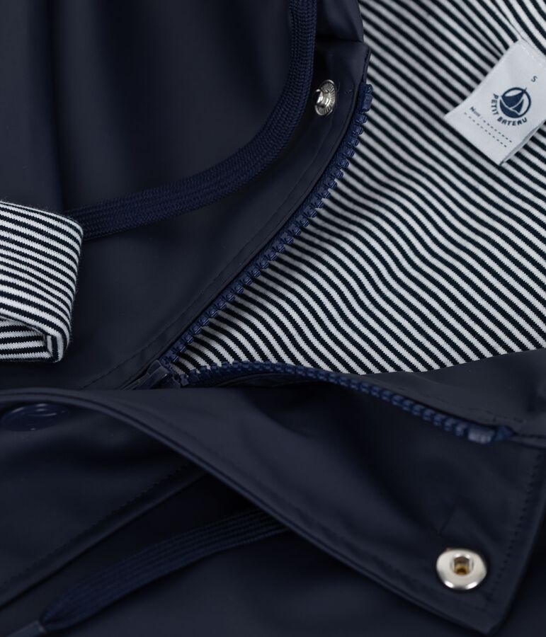 Ikonische Regenjacke Damen/Herren blau SMOKING