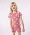 Kinder-Kurzpyjama aus Baumwolle mit Herz-Motiv rosa ROSEWOOD/ MARSHMALLOW