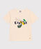 Gemustertes Jungen-T-Shirt aus leichtem Jersey weiss AVALANCHE/ MULTICO