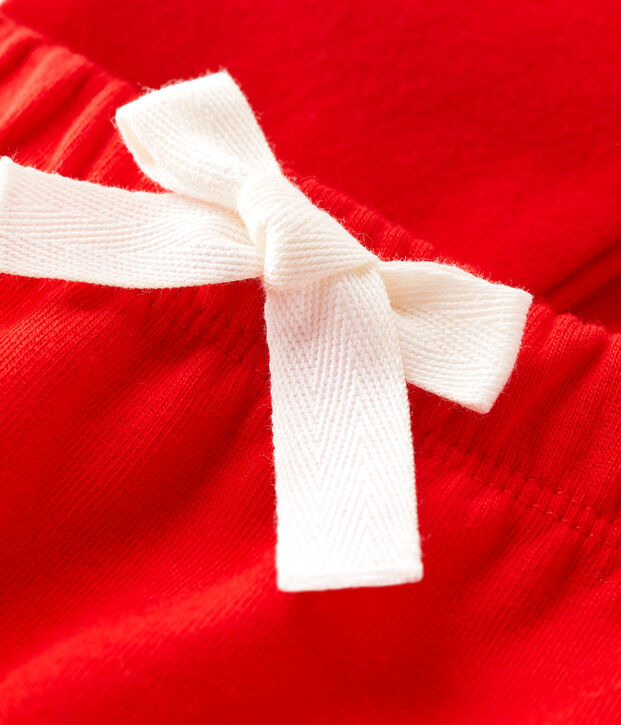 Baby-Hose aus dickem Jersey rot