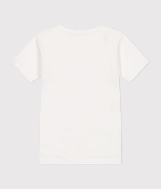 Kurzärmeliges T-Shirt aus Baumwolle für Kinder  weiss ECUME