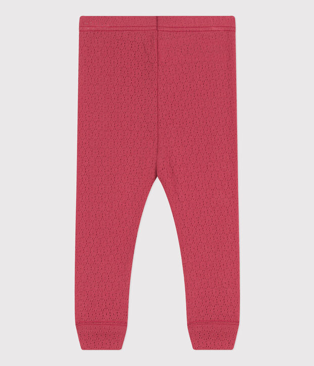 Baby-Leggings aus Baumwolle rosa