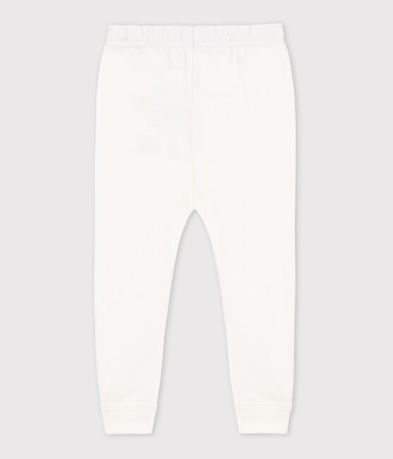 Baby-Leggings aus Baumwolle weiss MARSHMALLOW