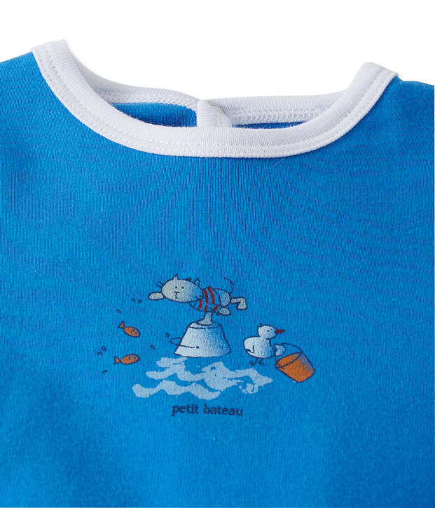 Unisex-Strampler blau Delphinium