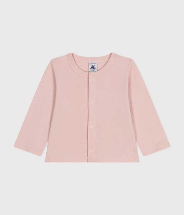 Baby-Cardigan aus Baumwolle rosa