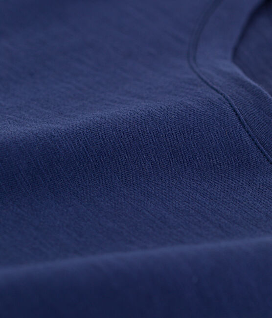 T-Shirt LE DROIT aus Baumwolle mit Rundhalsausschnitt blau CHALOUPE