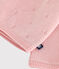 Baby-Wickeljacke aus Woll- und Baumwollstrick mit Lochmuster rosa JOLI