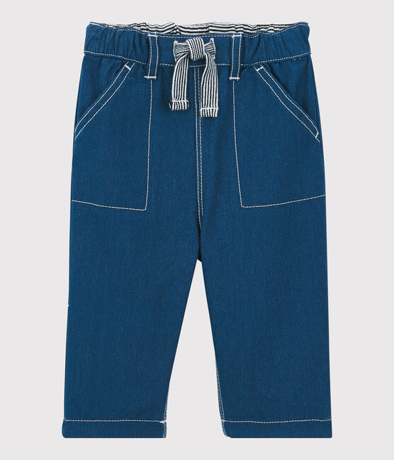 Baby-Hose aus Baumwolle blau MAJOR