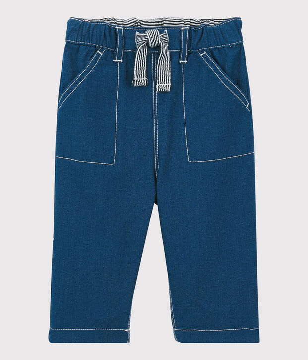Baby-Hose aus Baumwolle blau